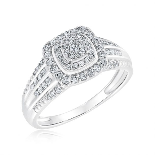 Ellaura Timeless Diamond Bypass Engagement And Wedding Ring Bridal Set 1 2ctw Reeds Jewelers