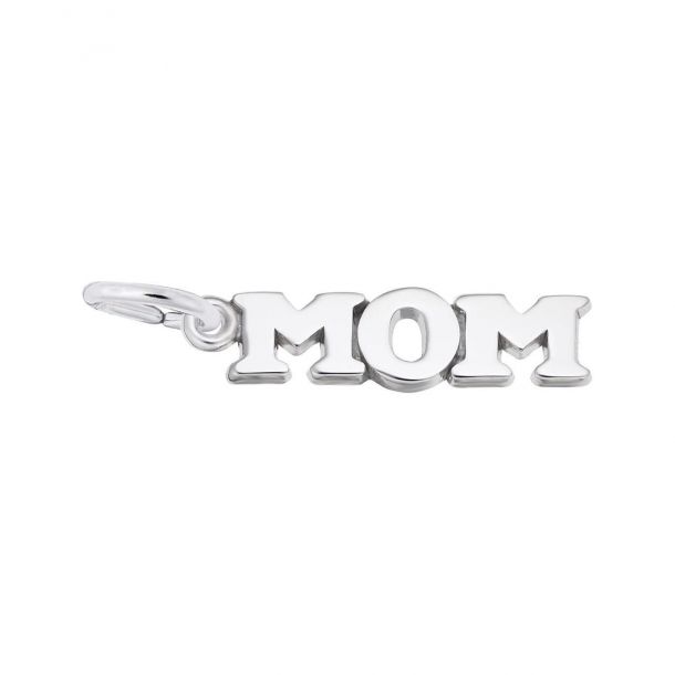 Sterling Silver Mom Charm Sterling Silver Mom Charm