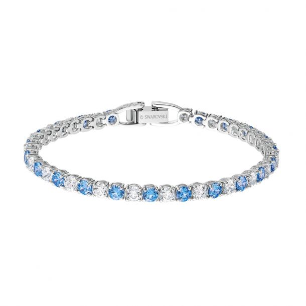 Swarovski Crystal 125th Anniversary Deluxe Light Blue Tennis Bracelet