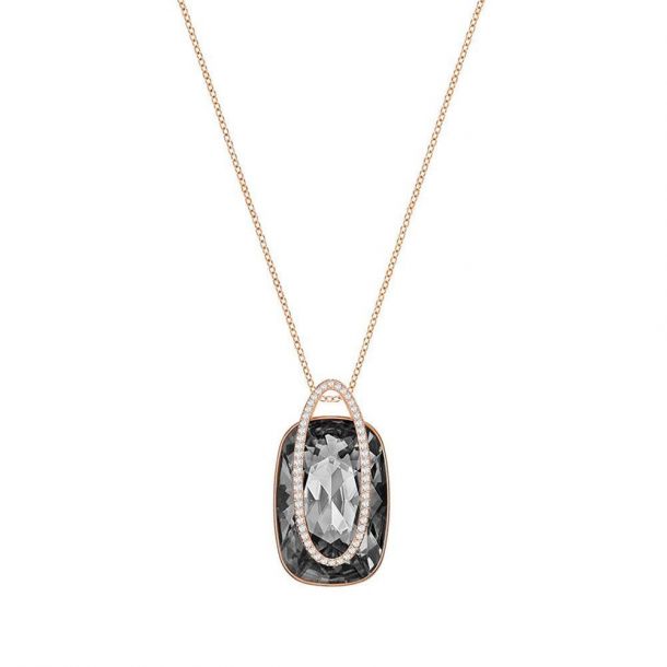 Swarovski Crystal Grey Holding Rose 