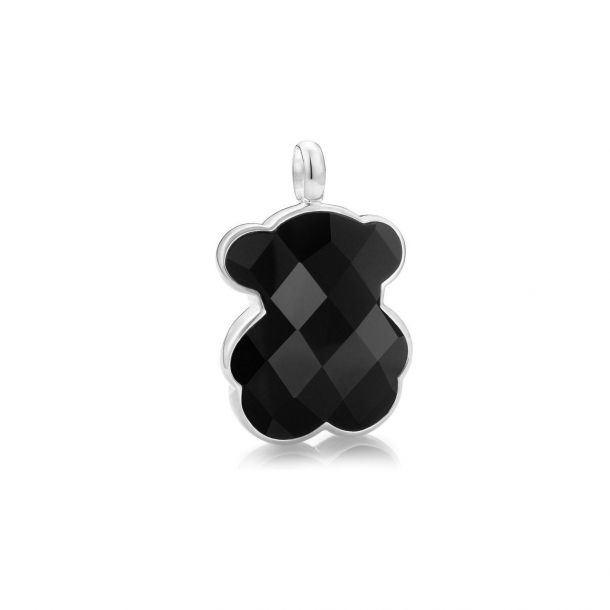 TOUS Black Onyx Bear Pendant | REEDS 