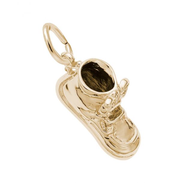 Yellow Gold Baby Shoe Charm Reeds Jewelers