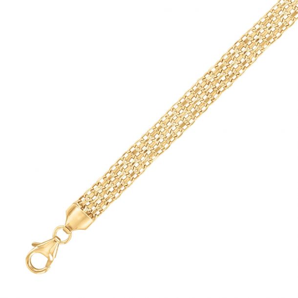 10k Gold Bismark Chain Bracelet Sale 