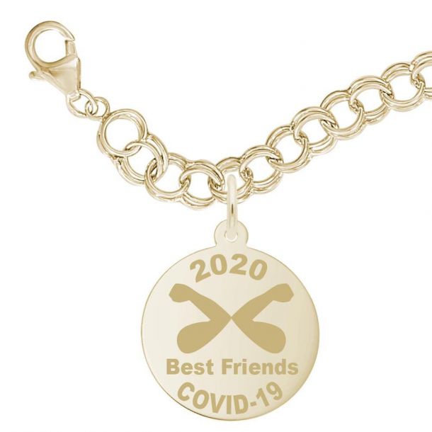 14K White Gold Medium Satin Number 19 Charm 14K White Gold Medium Satin Number 19 Charm