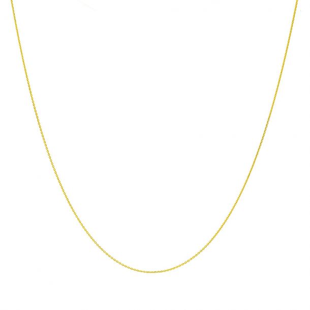 MADE in USAITALY 20 Inch 14K 1.6mm Gold Filled Flat Round Cable Chain Necklace Custom Lengths Available