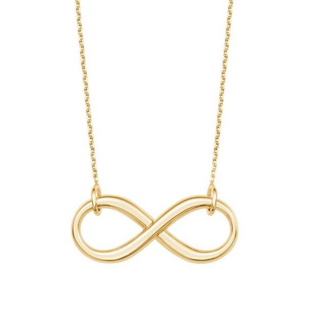 Yellow Gold Infinity Necklace | REEDS 