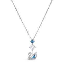 Swarovski Crystal 125th Anniversary Sunshine Blue Pendant Necklace