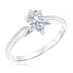 1ct Pear Diamond Solitaire Engagement Ring | Heritage