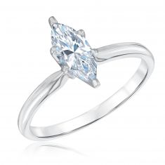 3/4ct Marquise Diamond Solitaire Engagement Ring