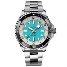Breitling Superocean Automatic 44 Turquoise Dial Stainless Steel Watch | 44mm | A17376211L2A1