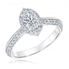 Women's Oval Cut Shaped Diamond Engagement & Wedding Rings | REEDS Jewelers