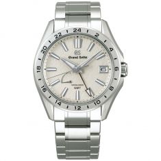 Grand Seiko Evolution 9 GMT Ivory Dial Titanium Watch | SBGE285