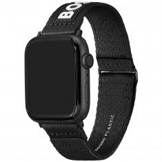 Hugo Boss Apple Watch Strap | Black Ocean-Bound Plastic | 42mm & 44mm | 1560046