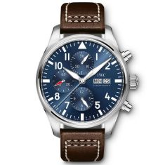 IWC Pilot's Watch Chrono Le Petit Prince, Brown Leather Strap IW377714
