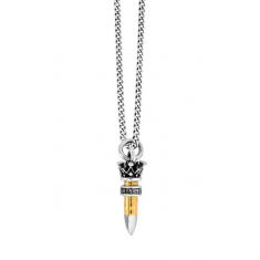 King Baby .22 Caliber Bullet Pendant Necklace | 24 Inches