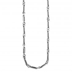 King Baby Small Paperclip Chain Sterling Silver Necklace | 3.5mm | 24 Inches