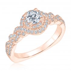 Kleinfeld Fine Jewelry Bleeker Engagement Ring 7/8ctw