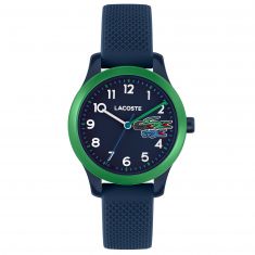 Lacoste 12.12 Holiday Capsule Kids Blue Silicone Strap Watch | 32mm | 2030037