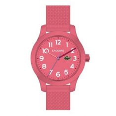Lacoste 12.12 Kids Pink Silicone Strap Watch | 36mm | 2030006