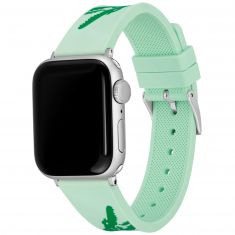 Lacoste Apple Watch Strap Mint-Green Silicone | 38mm & 40mm | 2050019
