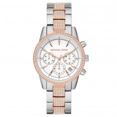 two tone mk watch