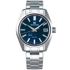 Men's Grand Seiko Heritage Watch, Blue Dial Stainless Steel SBGA375