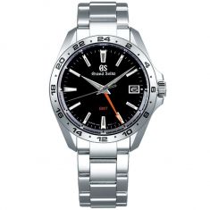 Men's Grand Seiko Sport Quartz Watch, Black Dial Stainless Steel SBGN003