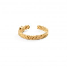 Metal Alchemist Moldable Mesh Ring | Gold-Plated | 3mm