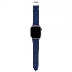 Missoni Zigzag Apple Watch Strap Blue Leather | 42mm, 44mm, & 45mm | SLMW1282SG