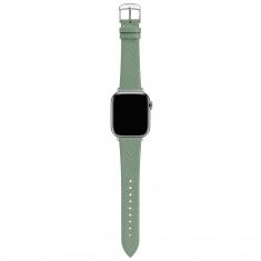 Missoni Zigzag Apple Watch Strap Green Chevron Leather | 38mm, 40mm, & 41mm | SLMW1220SL