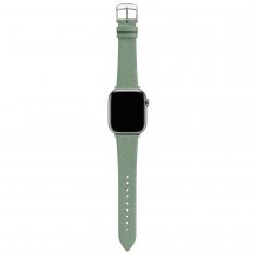 Missoni Zigzag Apple Watch Strap Green Chevron Leather | 38mm, 40mm, & 41mm | SLMW1220SL