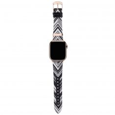 Missoni Zigzag Apple Watch Strap Multicolor Chevron Leather | 38mm, 40mm, & 41mm | SLMW1010FYL