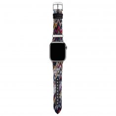 Missoni Zigzag Apple Watch Strap Multicolor Chevron Leather | 42mm, 44mm, & 45mm | SLMW1008FSG