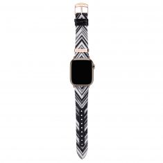 Missoni Zigzag Apple Watch Strap Multicolor Chevron Leather | 42mm, 44mm, & 45mm | SLMW1010FYG