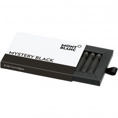 Montblanc Pack of 8 Ink Cartridges | Mystery Black | 128197