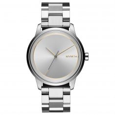 MVMT Profile Pulse Silver Stainless Steel Watch | 44mm | 28000183-D