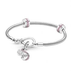Pandora Always and Forever Mom Charm Bracelet Set | 7.1 Inches