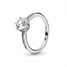 Pandora Clear Sparkling Crown Ring Reeds Jewelers