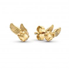 Sterling Silver Earrings Harry Potter GOLDEN SNITCH 