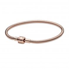 Pandora Rose™ Moments Barrel Clasp Snake Chain Bracelet