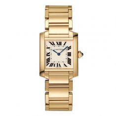 Previously Owned Cartier Tank Française Yellow Gold Watch WGTA0032