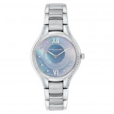 Previously Owned Ladies' Raymond Weil Noemia Blue Mother-of-Pearl Dial with Diamonds 5132-STS-00985