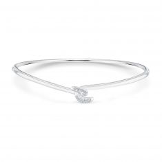 REEDS Exclusive Always Together Diamond Bangle Bracelet 1/10ctw