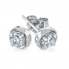 1/2ctw Round Diamond Solitaire Stud Earrings | REEDS Love's Path