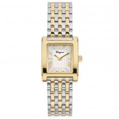 Salvatore Ferragamo Lace Two-Tone Bracelet Watch | 20mmx25mm | SFRR00422