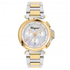 Salvatore Ferragamo Legacy Gold Accents and Two-Tone Bracelet Watch | 40mm | SFMW00322