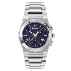 Salvatore Ferragamo Vega Chrono Stainless Steel Bracelet Watch | 42mm | SFMR00422