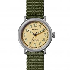 Shinola The Runwell Field Special Edition Green Nylon Strap Watch | 41mm | S0120247285