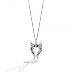 Star Wars™ Fine Jewelry Ahsoka Tano 1/6ctw Diamond Sterling Silver Pendant Necklace | The Mandalorian