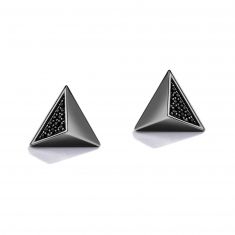Star Wars™ Fine Jewelry Darth Vader Dark Armor Treated Black Diamond Accent Stud Earrings | Balance of the Force